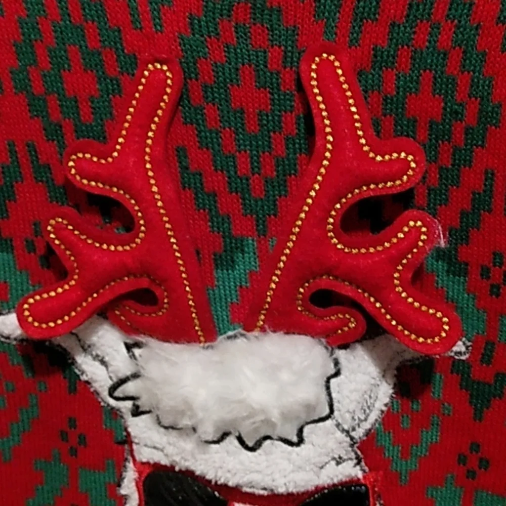 Holiday Time man's ugly sweater sz M